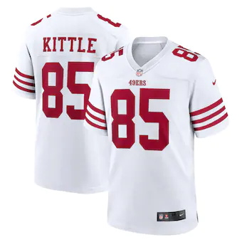 mens nike george kittle white san francisco 49ers player ga